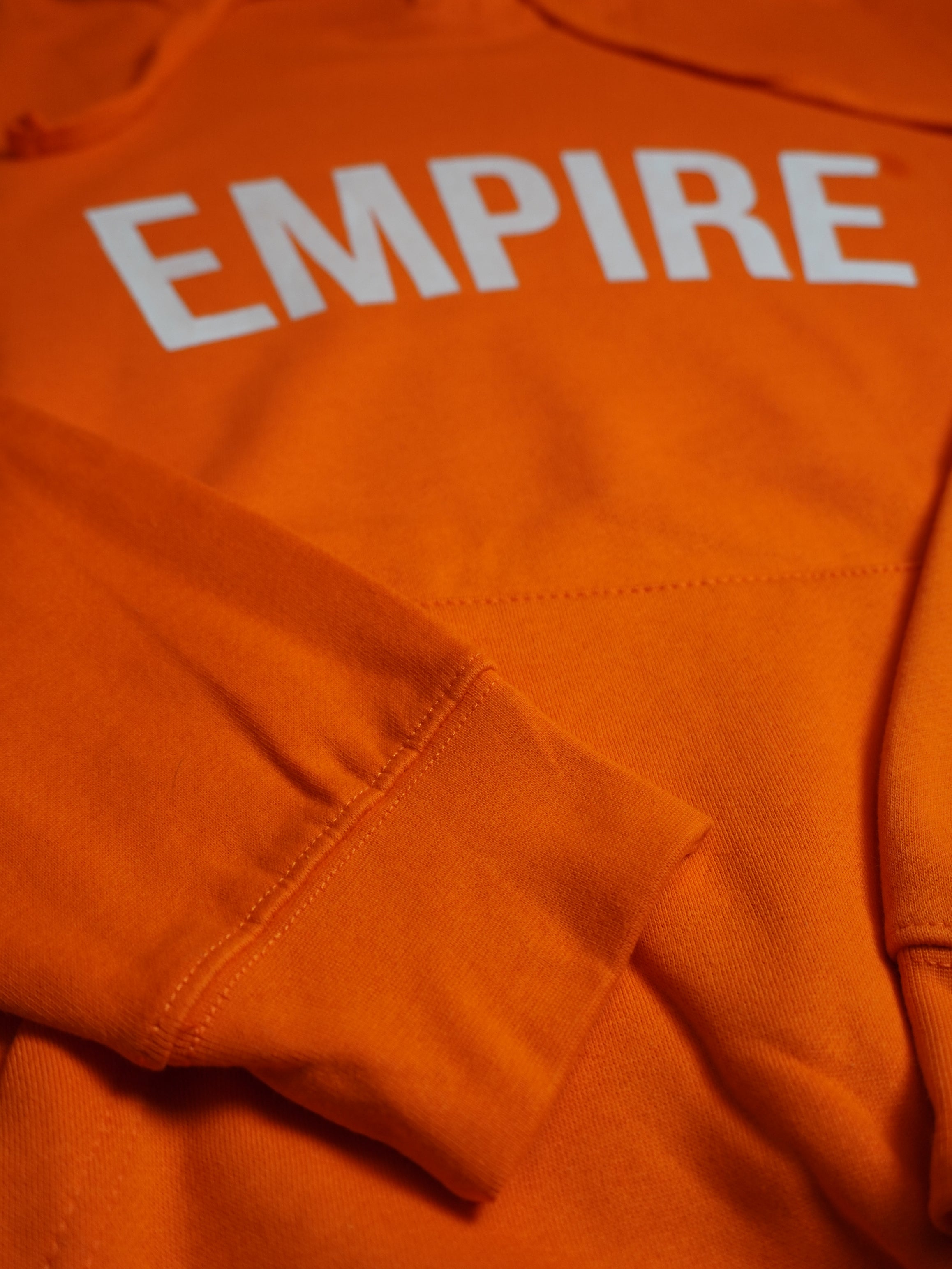 Empire Dreams heavyweight luxury orange empire hoodie