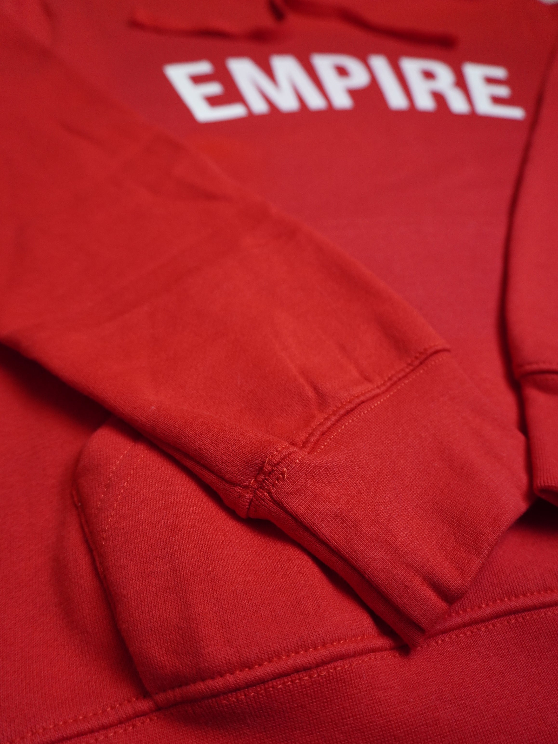 Empire Dreams heavyweight red streetwear luxury hoodie 